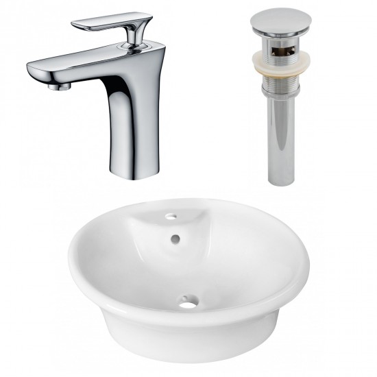 19-in. W Bathroom Vessel Sink Set_AI-26322