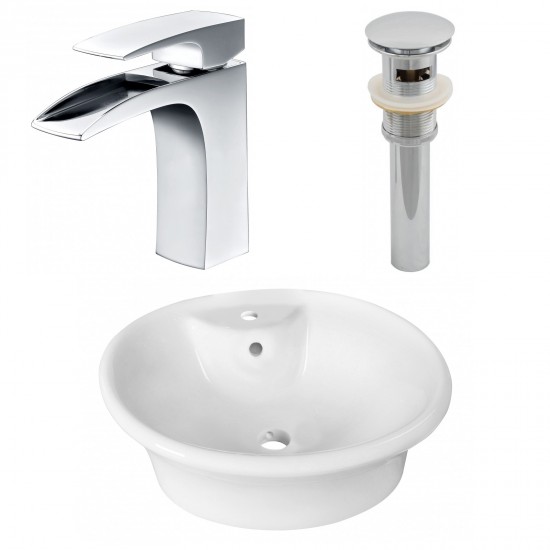 19-in. W Bathroom Vessel Sink Set_AI-26323