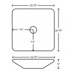 16.75-in. W Bathroom Vessel Sink Set_AI-26337