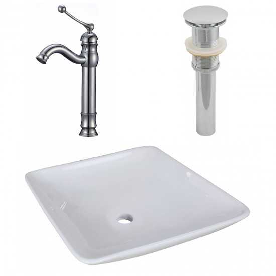 16.75-in. W Bathroom Vessel Sink Set_AI-26338