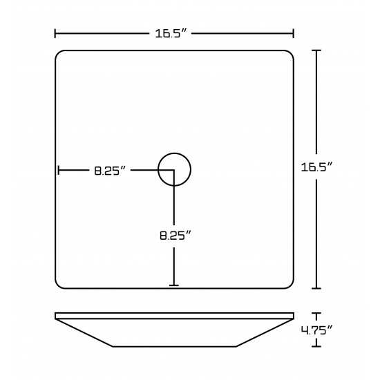 16.5-in. W Bathroom Vessel Sink Set_AI-17968