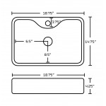 18.75-in. W Bathroom Vessel Sink Set_AI-17988