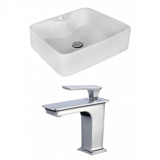 18.75-in. W Bathroom Vessel Sink Set_AI-17995