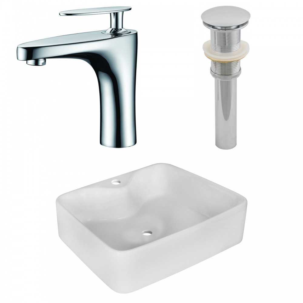 18.75-in. W Bathroom Vessel Sink Set_AI-26361