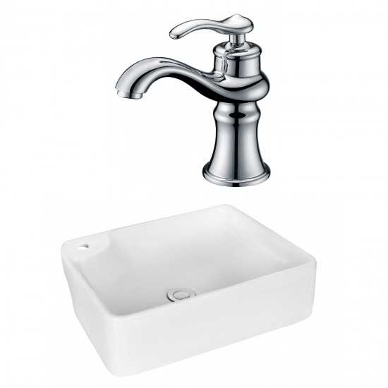 17.25-in. W Bathroom Vessel Sink Set_AI-17997