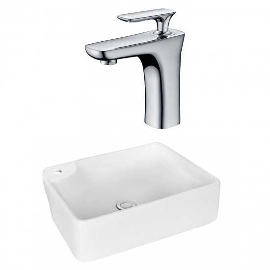 17.25-in. W Bathroom Vessel Sink Set_AI-17999