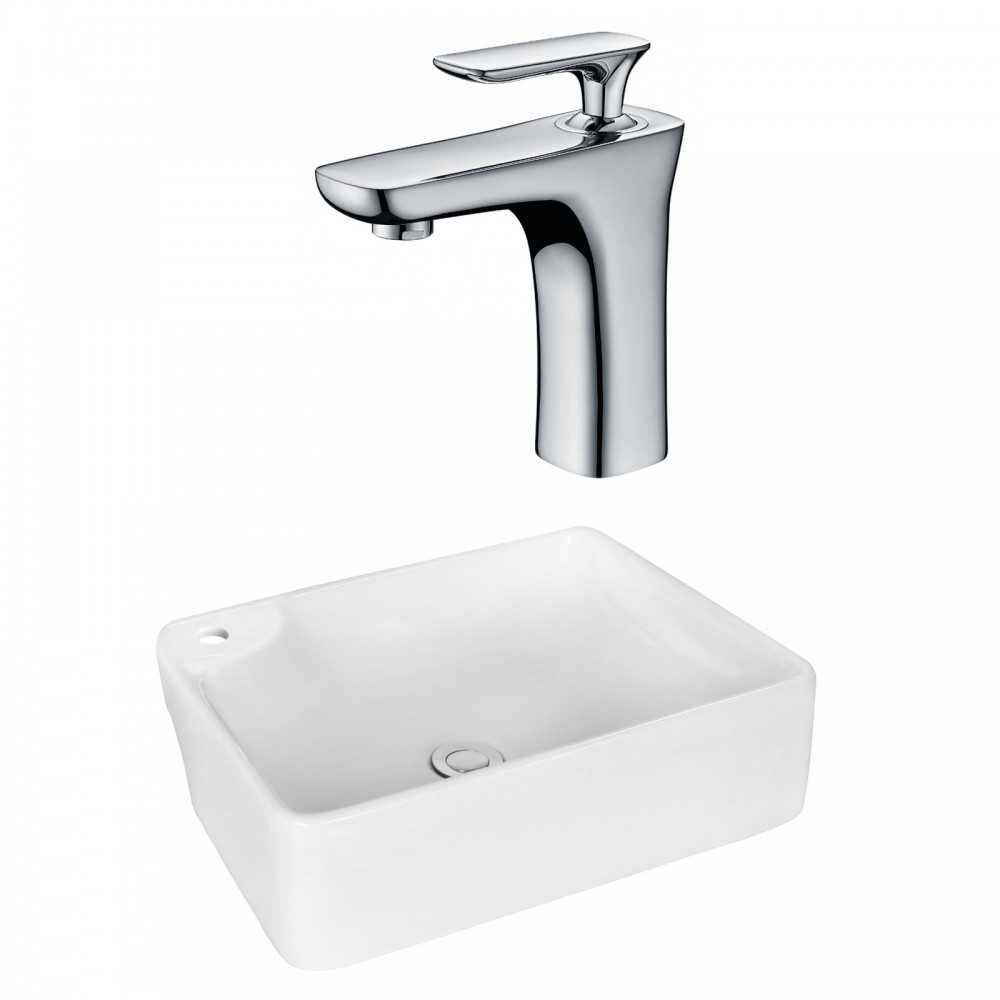 17.25-in. W Bathroom Vessel Sink Set_AI-17999