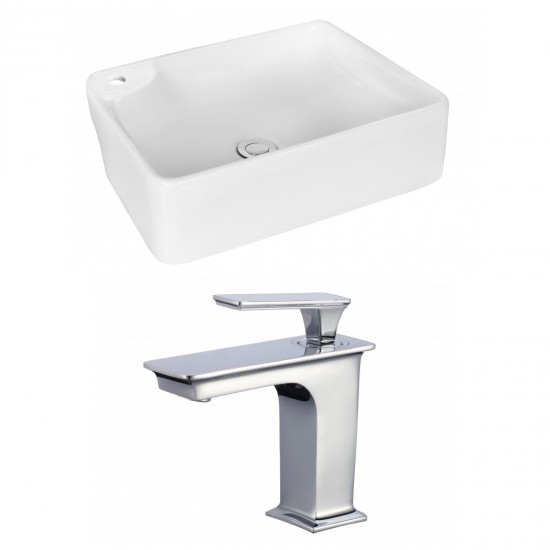 17.25-in. W Bathroom Vessel Sink Set_AI-18004