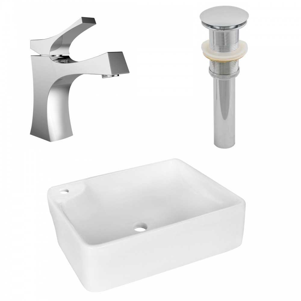 17.25-in. W Bathroom Vessel Sink Set_AI-26365