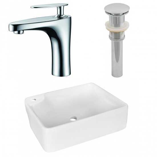 17.25-in. W Bathroom Vessel Sink Set_AI-26367