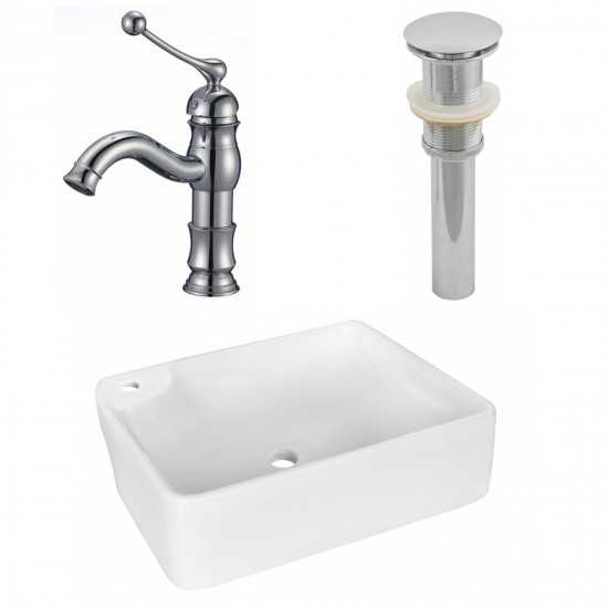 17.25-in. W Bathroom Vessel Sink Set_AI-26370