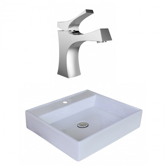 17-in. W Bathroom Vessel Sink Set_AI-18005