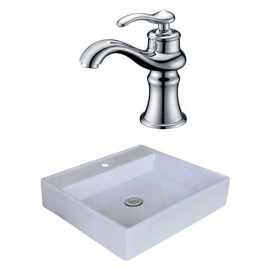 17-in. W Bathroom Vessel Sink Set_AI-18006