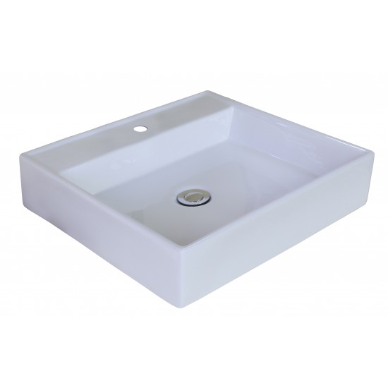 17-in. W Bathroom Vessel Sink Set_AI-18007