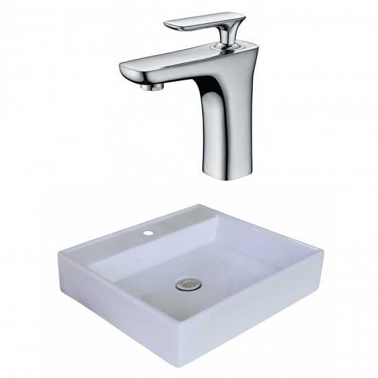 17-in. W Bathroom Vessel Sink Set_AI-18008