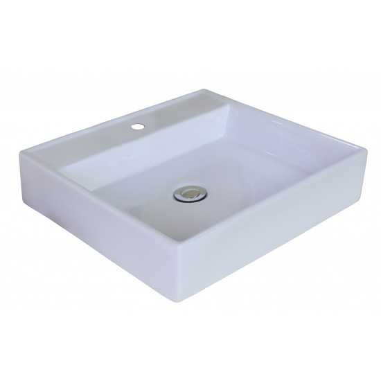 17-in. W Bathroom Vessel Sink Set_AI-18008