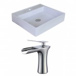 17-in. W Bathroom Vessel Sink Set_AI-18012