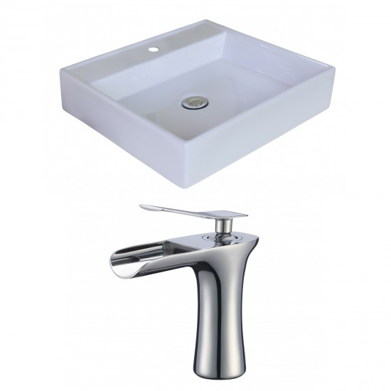 17-in. W Bathroom Vessel Sink Set_AI-18012