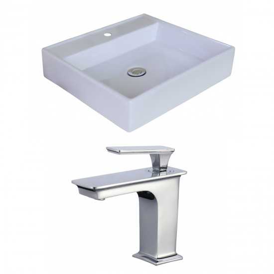 17-in. W Bathroom Vessel Sink Set_AI-18013