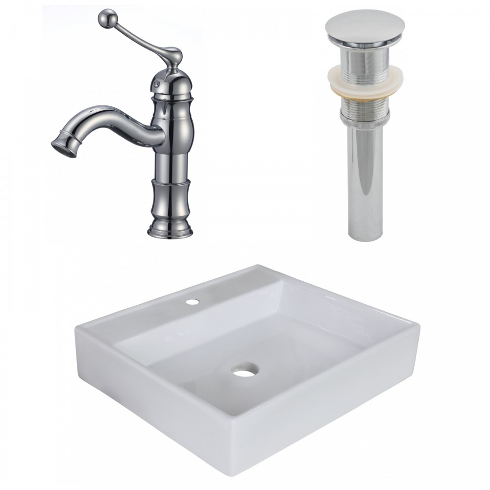 17-in. W Bathroom Vessel Sink Set_AI-26376