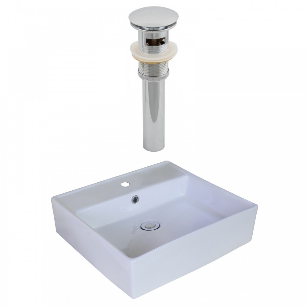 18-in. W Bathroom Vessel Sink Set_AI-14885