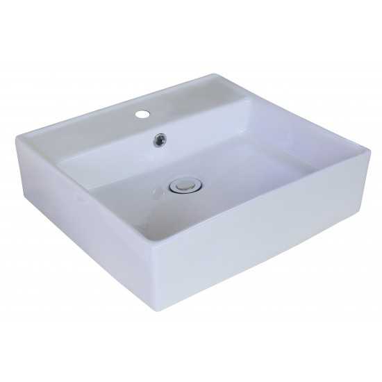 18-in. W Bathroom Vessel Sink Set_AI-18014