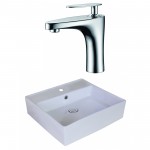 18-in. W Bathroom Vessel Sink Set_AI-18016