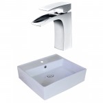 18-in. W Bathroom Vessel Sink Set_AI-18018