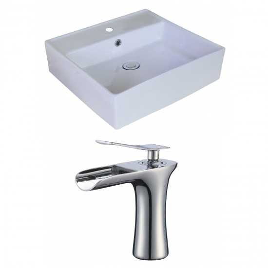 18-in. W Bathroom Vessel Sink Set_AI-18021