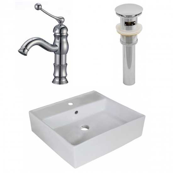 18-in. W Bathroom Vessel Sink Set_AI-26382