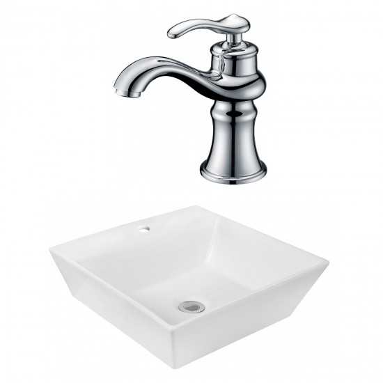 16.5-in. W Bathroom Vessel Sink Set_AI-18024