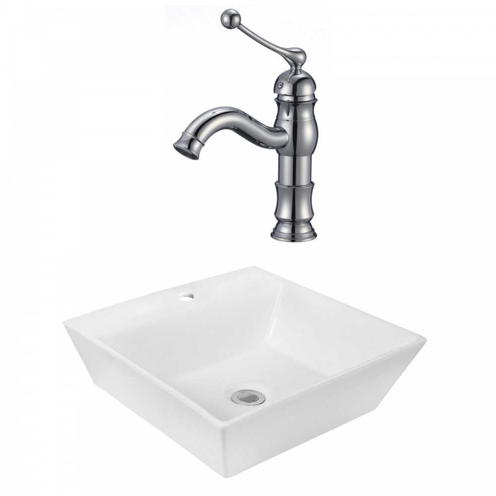 16.5-in. W Bathroom Vessel Sink Set_AI-18029