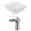 16.5-in. W Bathroom Vessel Sink Set_AI-18030