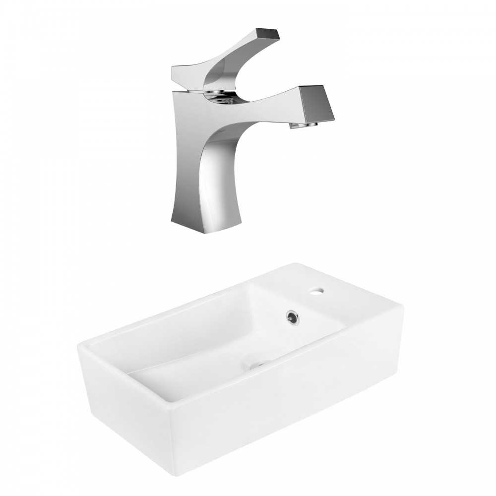 19-in. W Bathroom Vessel Sink Set_AI-18032