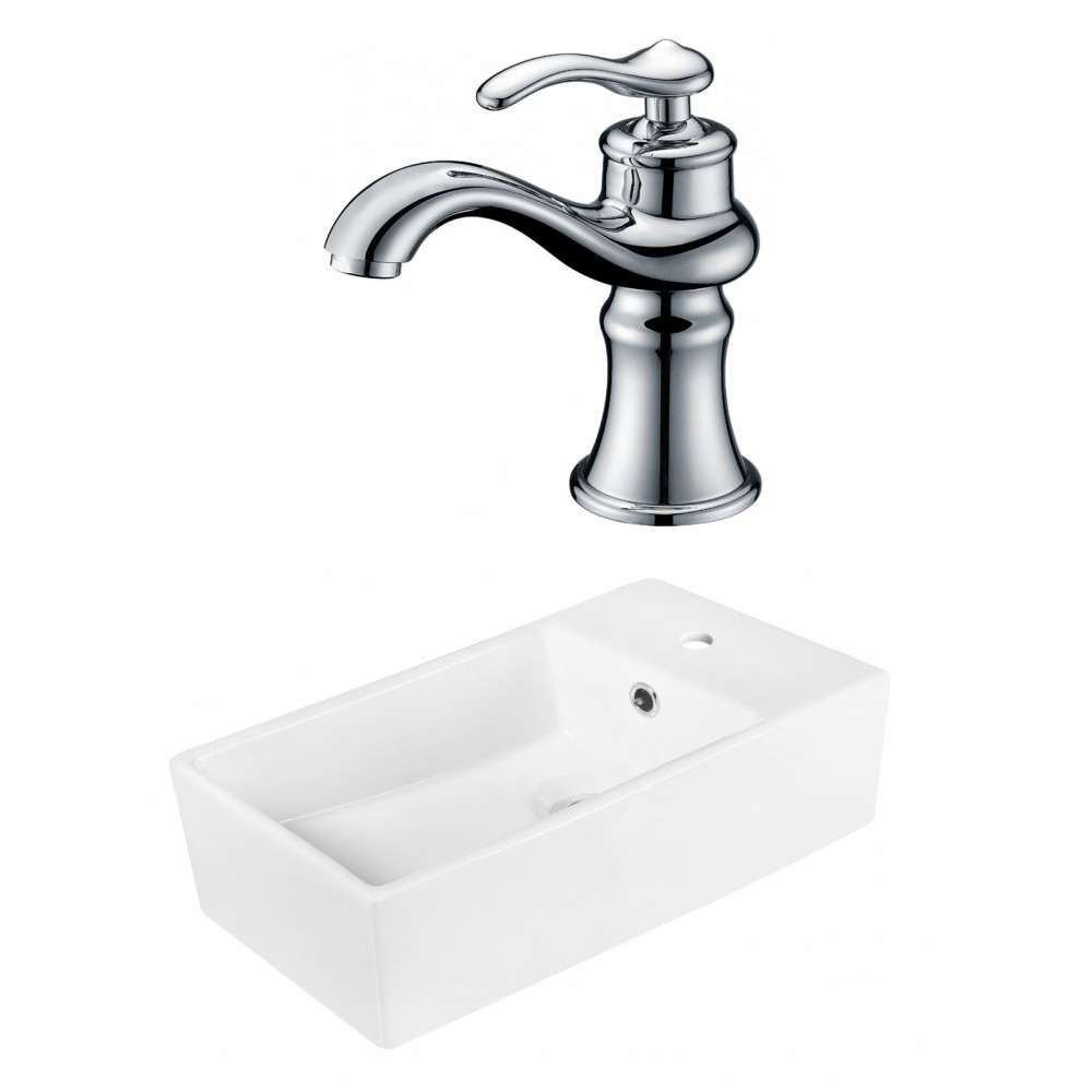 19-in. W Bathroom Vessel Sink Set_AI-18033