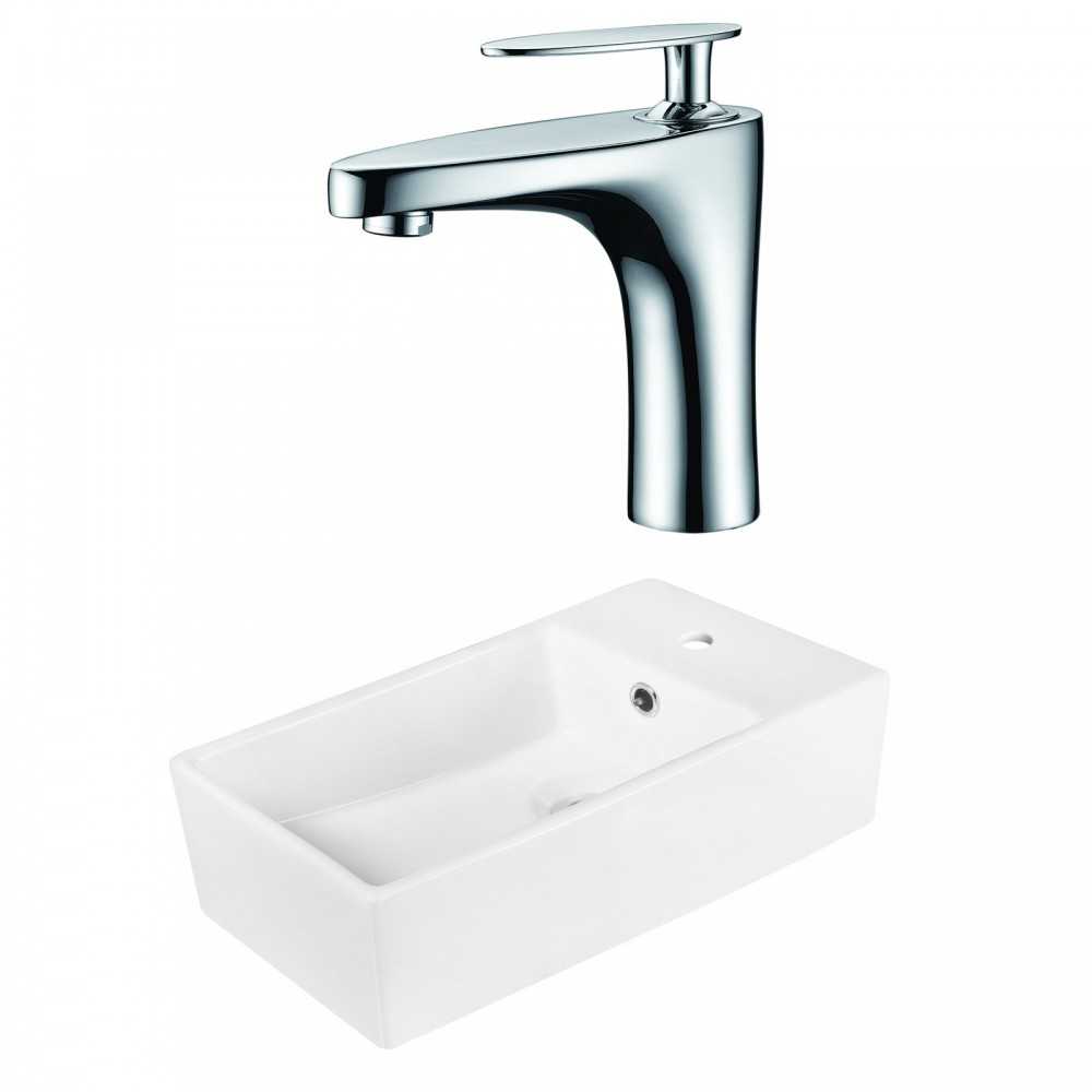 19-in. W Bathroom Vessel Sink Set_AI-18034