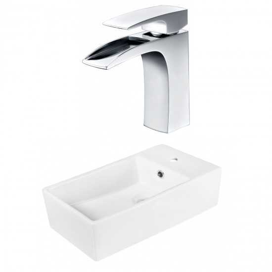 19-in. W Bathroom Vessel Sink Set_AI-18036