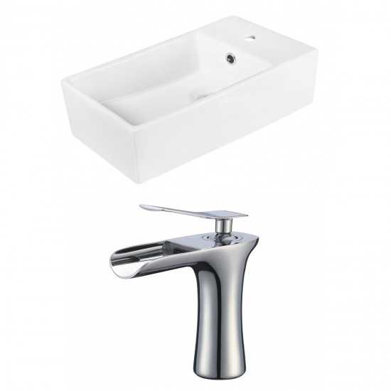 19-in. W Bathroom Vessel Sink Set_AI-18039