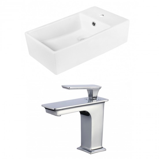 19-in. W Bathroom Vessel Sink Set_AI-18040