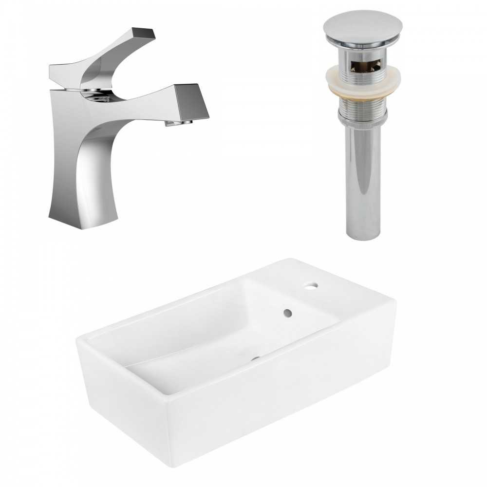 19-in. W Bathroom Vessel Sink Set_AI-26389