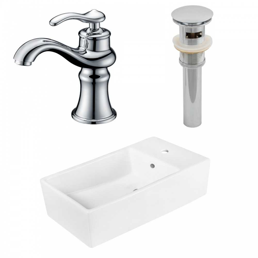 19-in. W Bathroom Vessel Sink Set_AI-26390