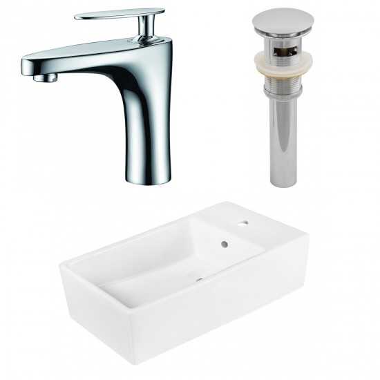 19-in. W Bathroom Vessel Sink Set_AI-26391