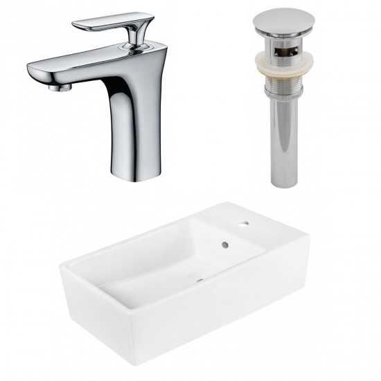 19-in. W Bathroom Vessel Sink Set_AI-26392