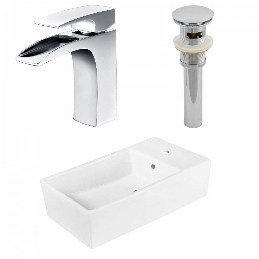 19-in. W Bathroom Vessel Sink Set_AI-26393