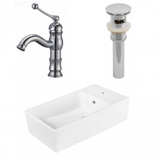 19-in. W Bathroom Vessel Sink Set_AI-26394