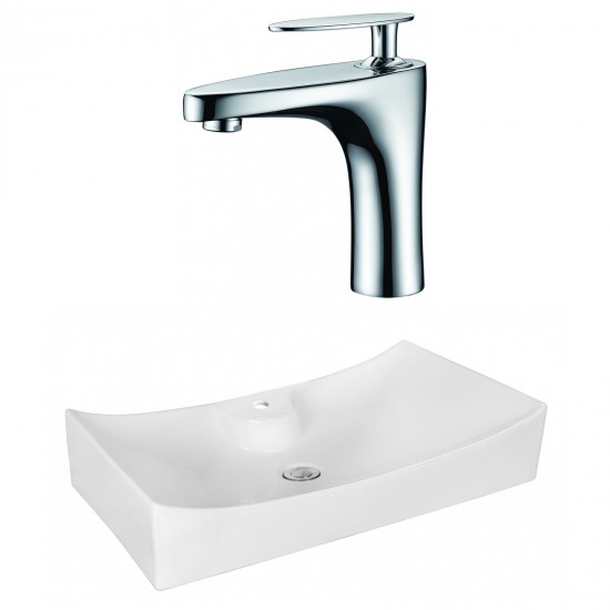 26.25-in. W Bathroom Vessel Sink Set_AI-18043