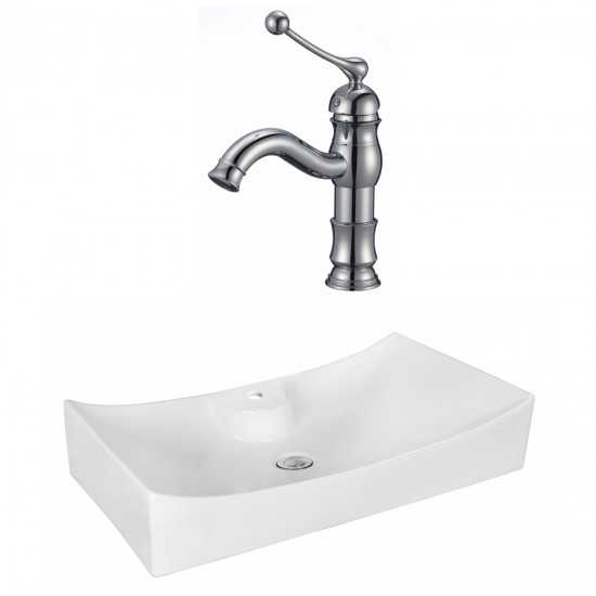 26.25-in. W Bathroom Vessel Sink Set_AI-18047