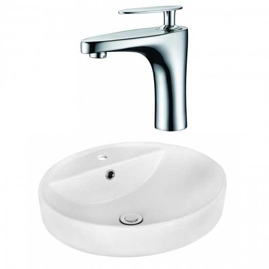 18.1-in. W Bathroom Vessel Sink Set_AI-18052