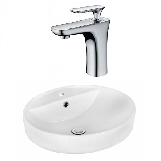 18.1-in. W Bathroom Vessel Sink Set_AI-18053