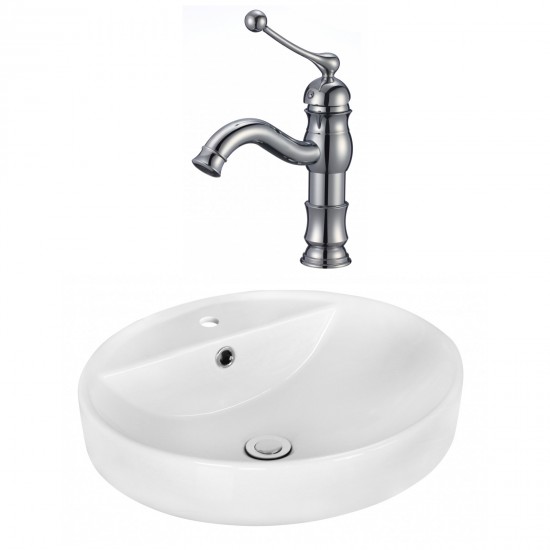 18.1-in. W Bathroom Vessel Sink Set_AI-18056